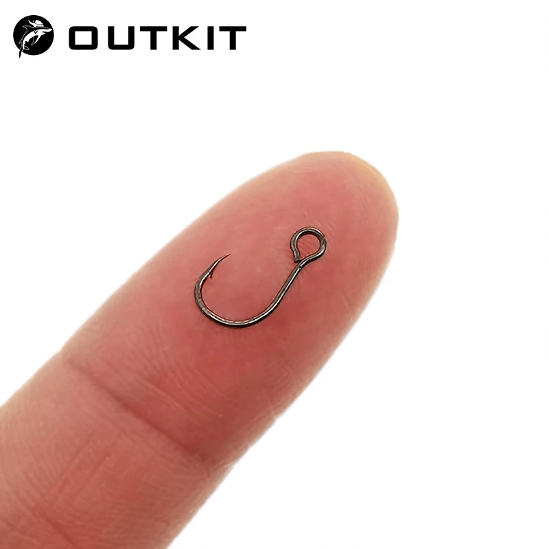 Fishing Hook Barbless - OUTKIT 낚시 루어 예비 후크, 단일