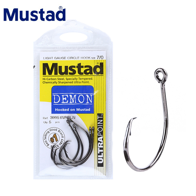 Fishing Hook Barbless - 무스타드 39951 # 낚시 후크 원형