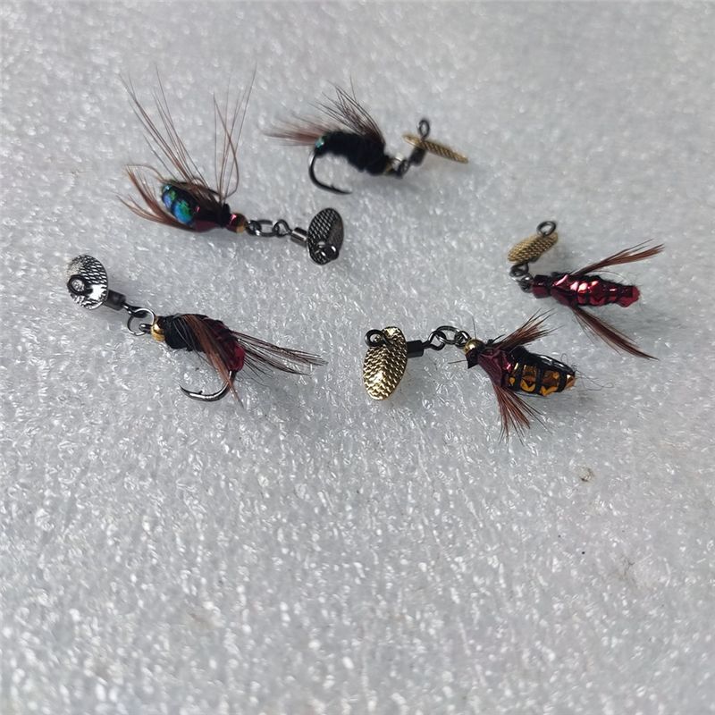 Fishing Hook - T34C 스팽글 루어 미끼 인공 플라이