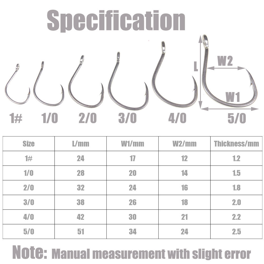 10pcs 무광택 주석 녹슬지 않는 바닷물 낚시 후크  - Fishing Hook Offset 리뷰 및 가격