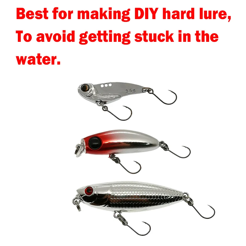 OUTKIT 낚시 루어 예비 후크, 단일 물고기 루어  - Fishing Hook Barbless 리뷰 및 가격