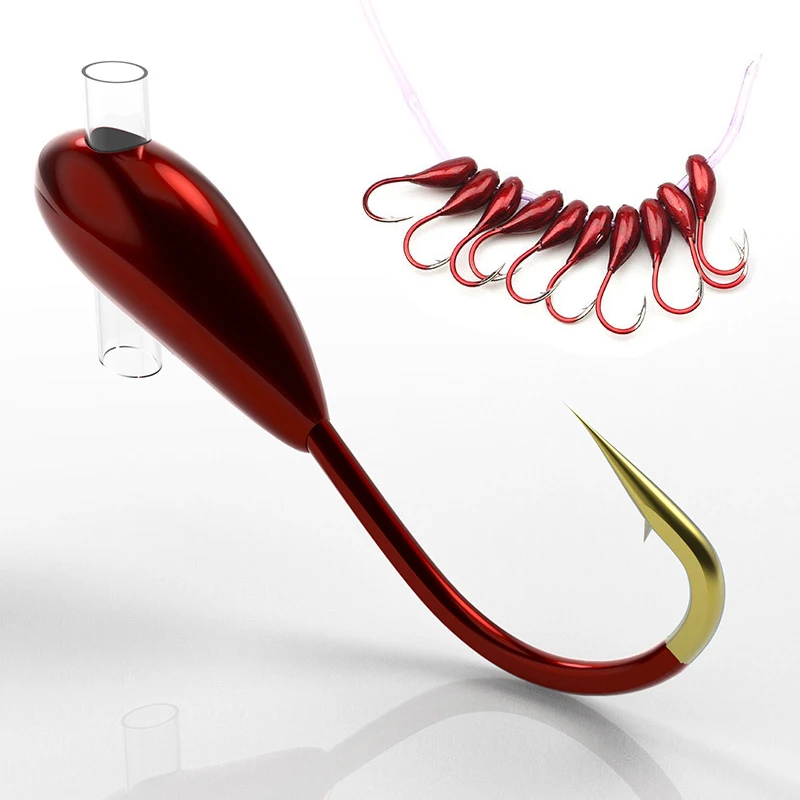 10/20PCS 겨울 얼음 낚시 후크 높은 탄소강 가시 - Fishing Hook Offset 리뷰 및 가격