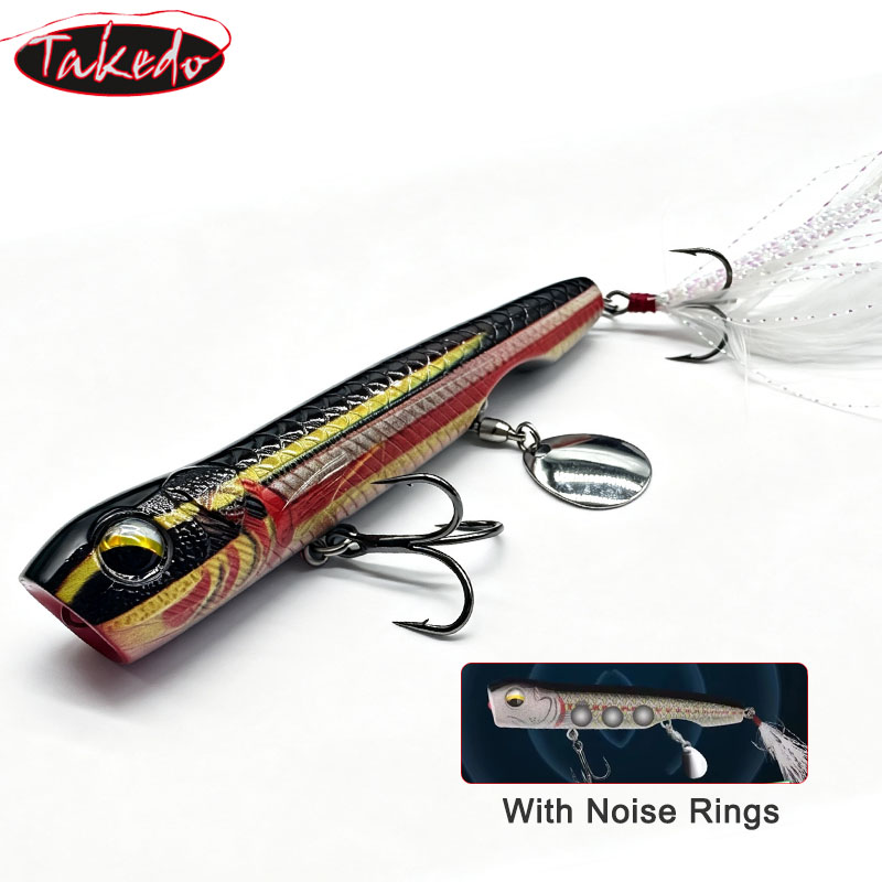 타케도 10G 탑워터 포퍼 낚시 루어 하드베이트 베어링 - Fishing Hook Treble 리뷰 및 가격