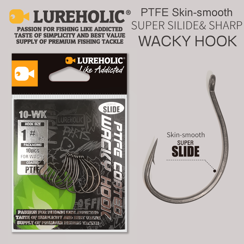 LUREHOLIC PTFE 슈퍼 슬라이드 드롭 샷용 엉 - Fishing Hook Offset 리뷰 및 가격