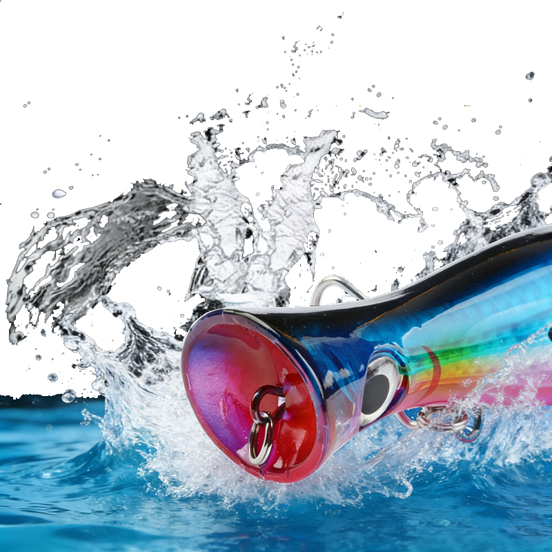 1개 43g 대형 포퍼 플로팅 워블러 낚시 루어 탑워터 - Fishing Hook Size 리뷰 및 가격