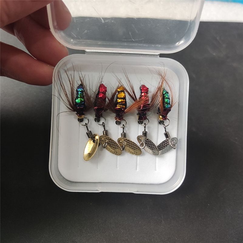 T34C 스팽글 루어 미끼 인공 플라이 훅 마이크로 오 - Fishing Hook 리뷰 및 가격
